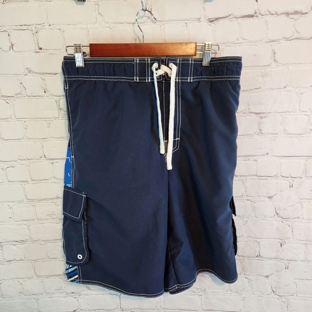 Men's Hang Ten swim trunks, size Large
